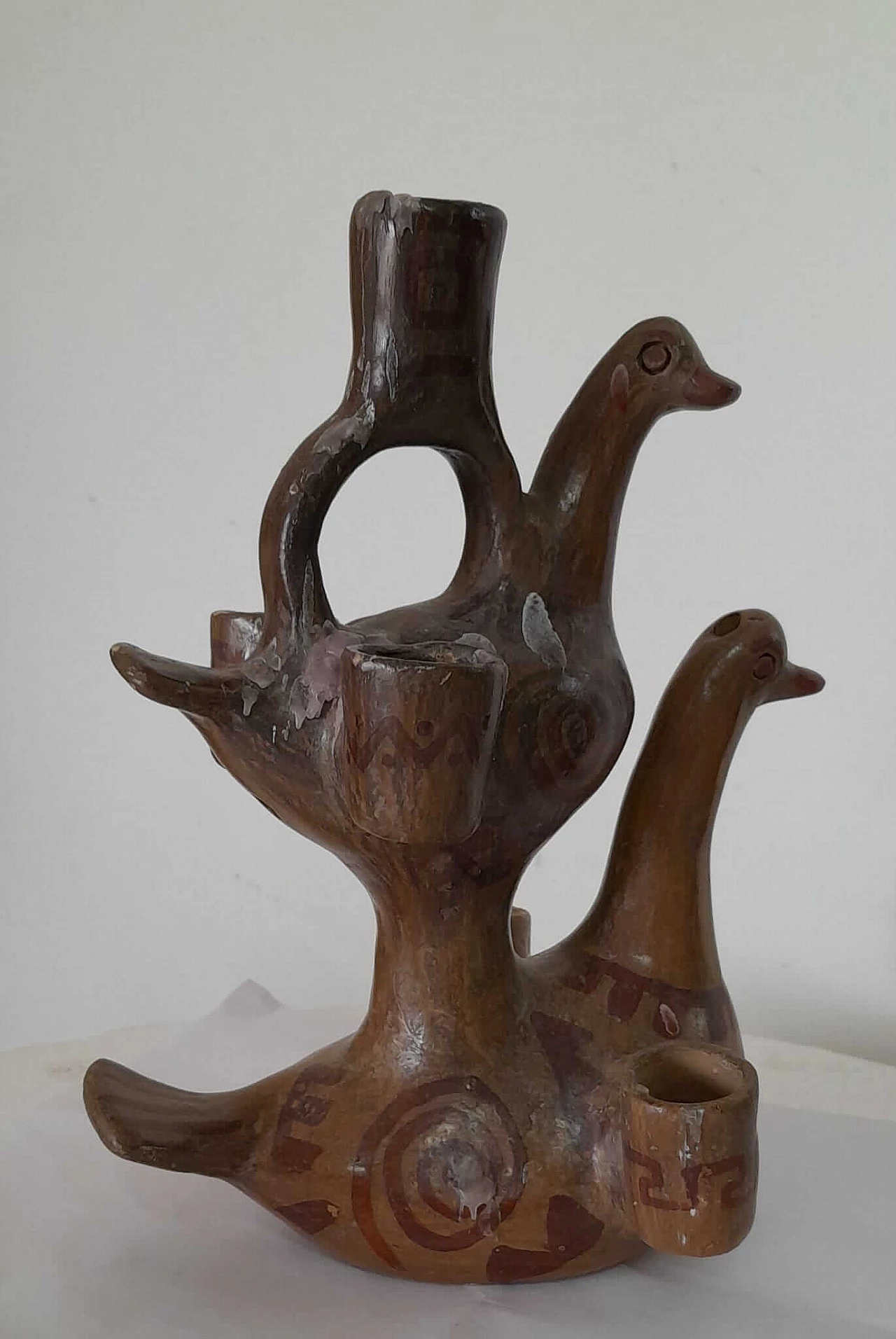 Sculptural ceramic candlestick by Heron Martinez Mendosa, 1920s 5