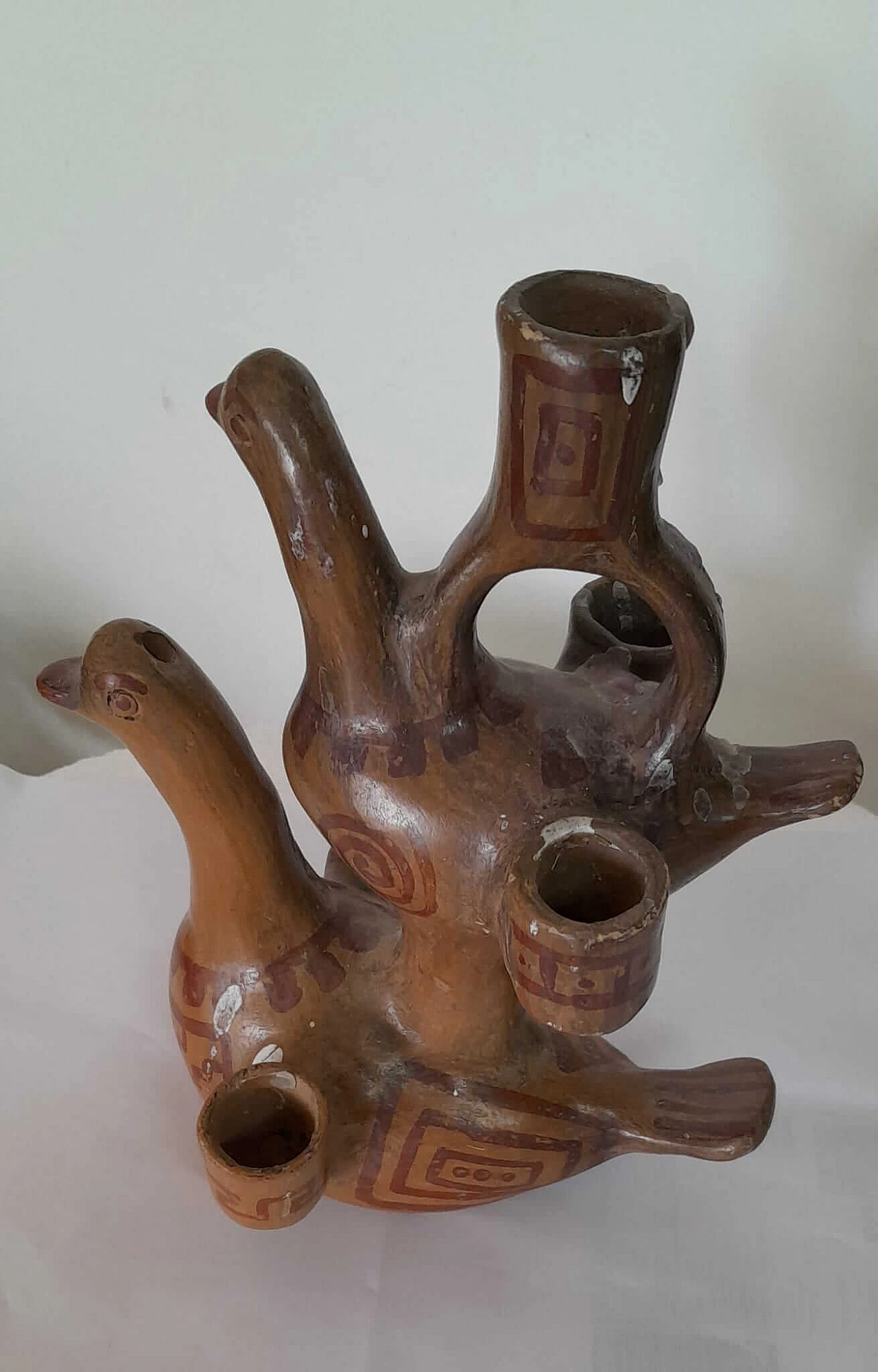 Sculptural ceramic candlestick by Heron Martinez Mendosa, 1920s 6