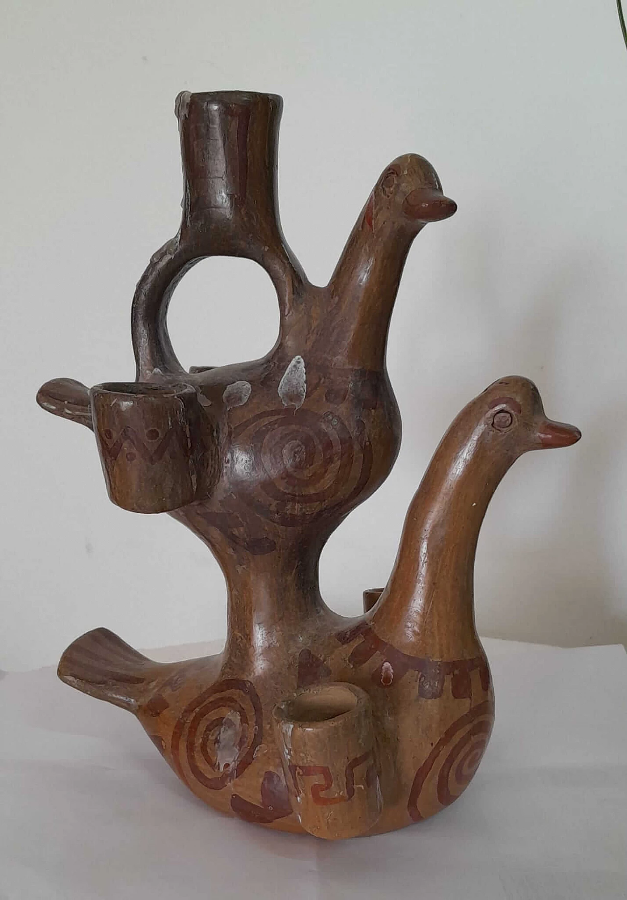 Sculptural ceramic candlestick by Heron Martinez Mendosa, 1920s 10