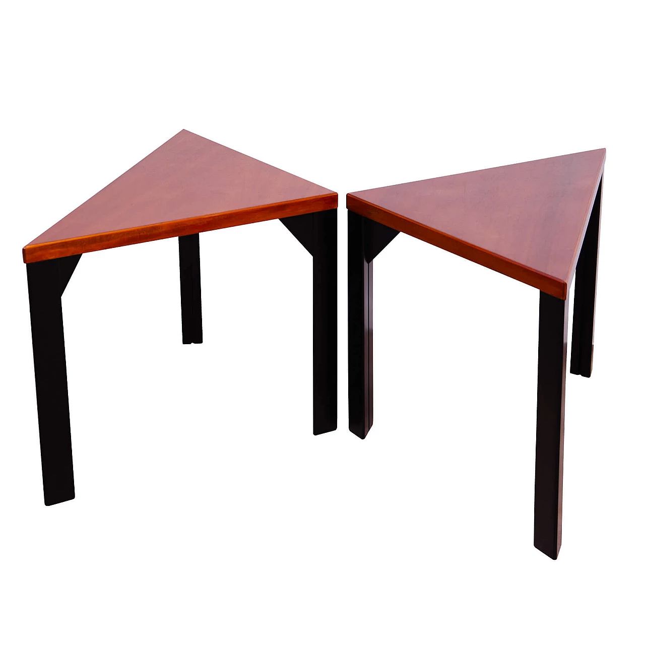 Tavolino modulare pieghevole in legno laccato, anni '70 1