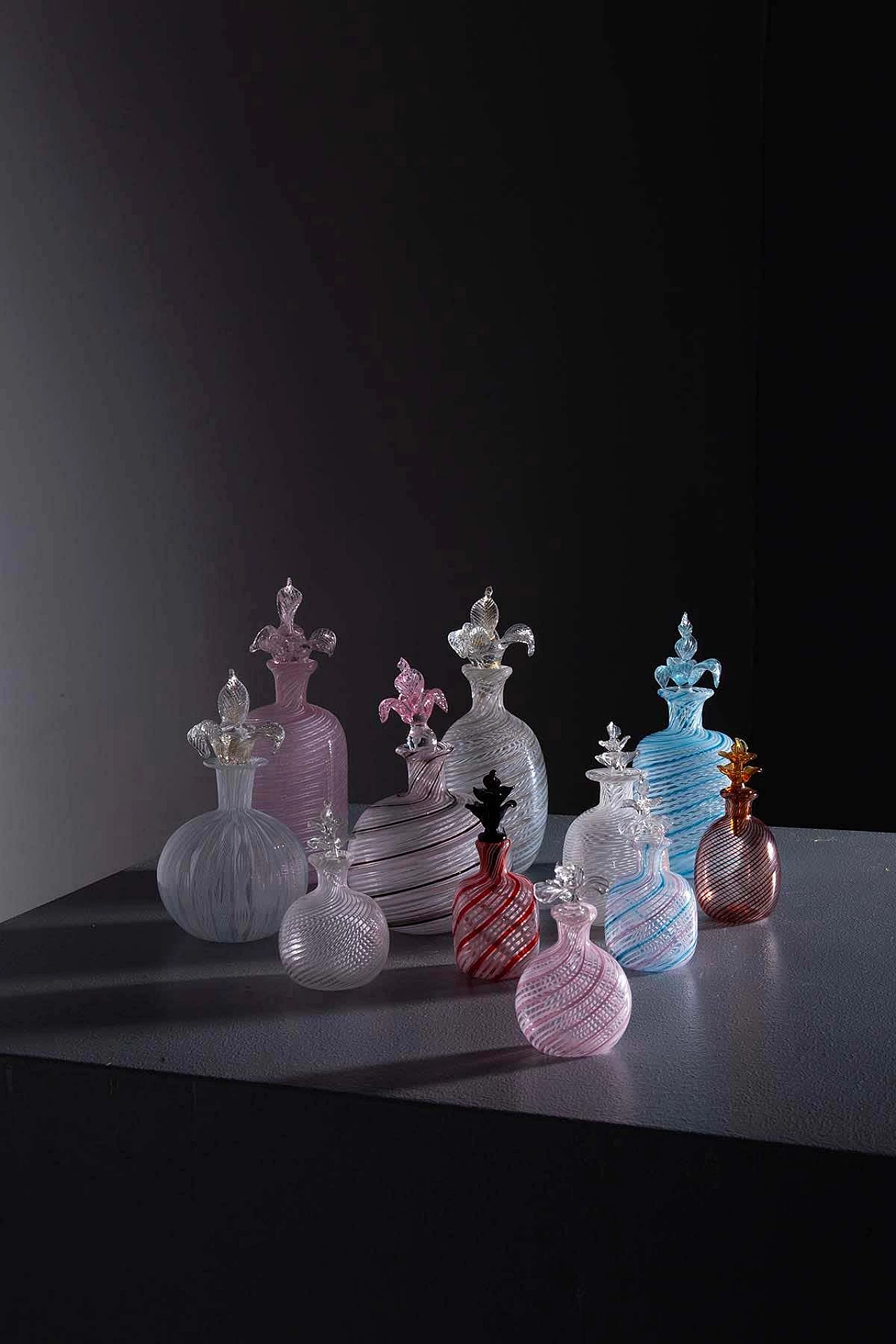 10 Murano glass perfume ampoules, 1960s 2