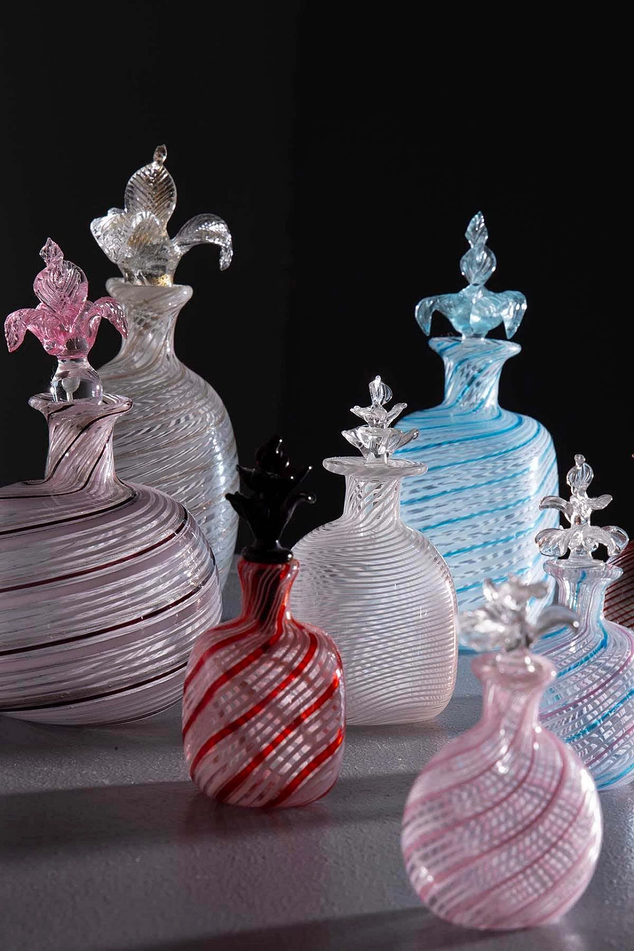 10 Murano glass perfume ampoules, 1960s 5