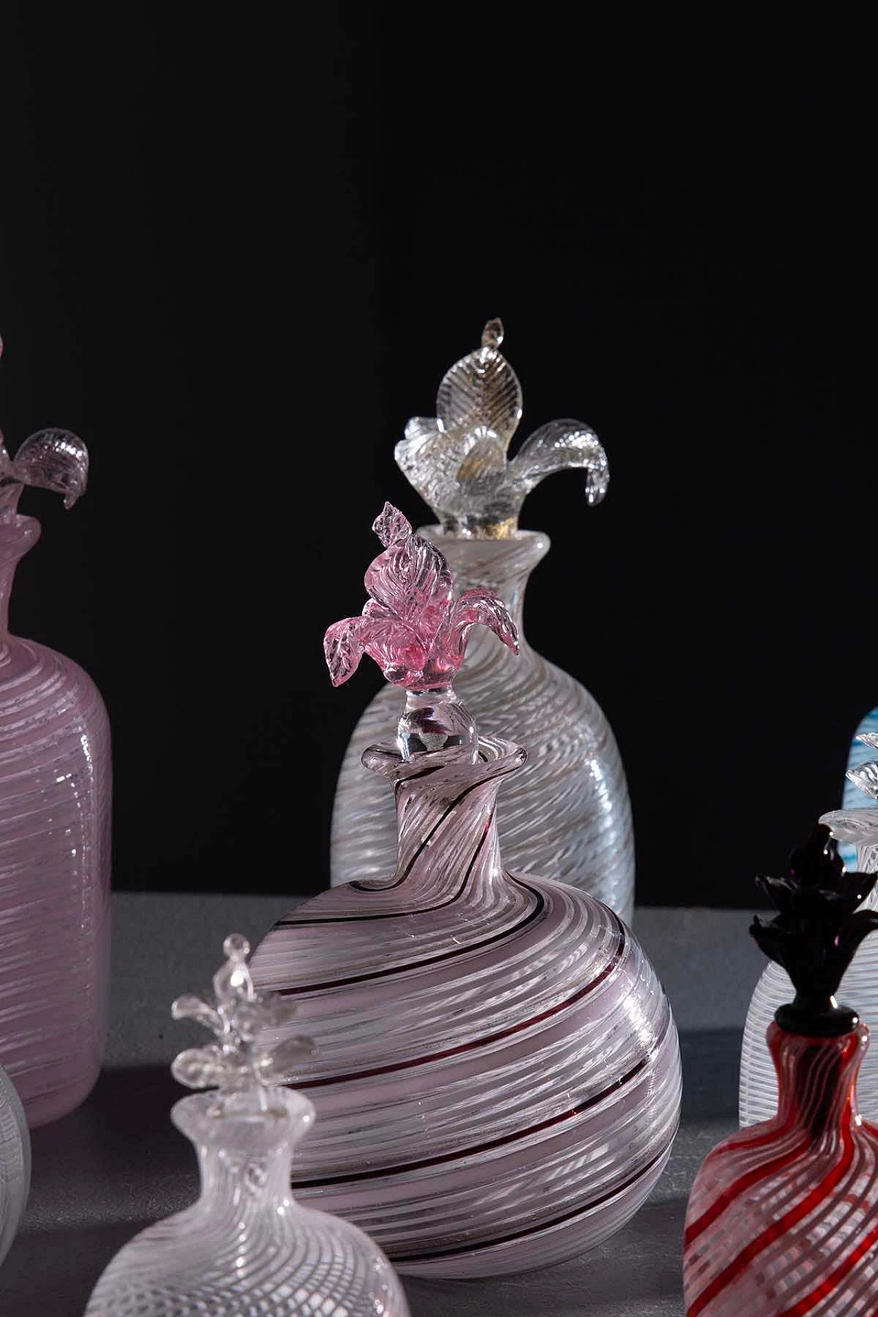 10 Murano glass perfume ampoules, 1960s 6