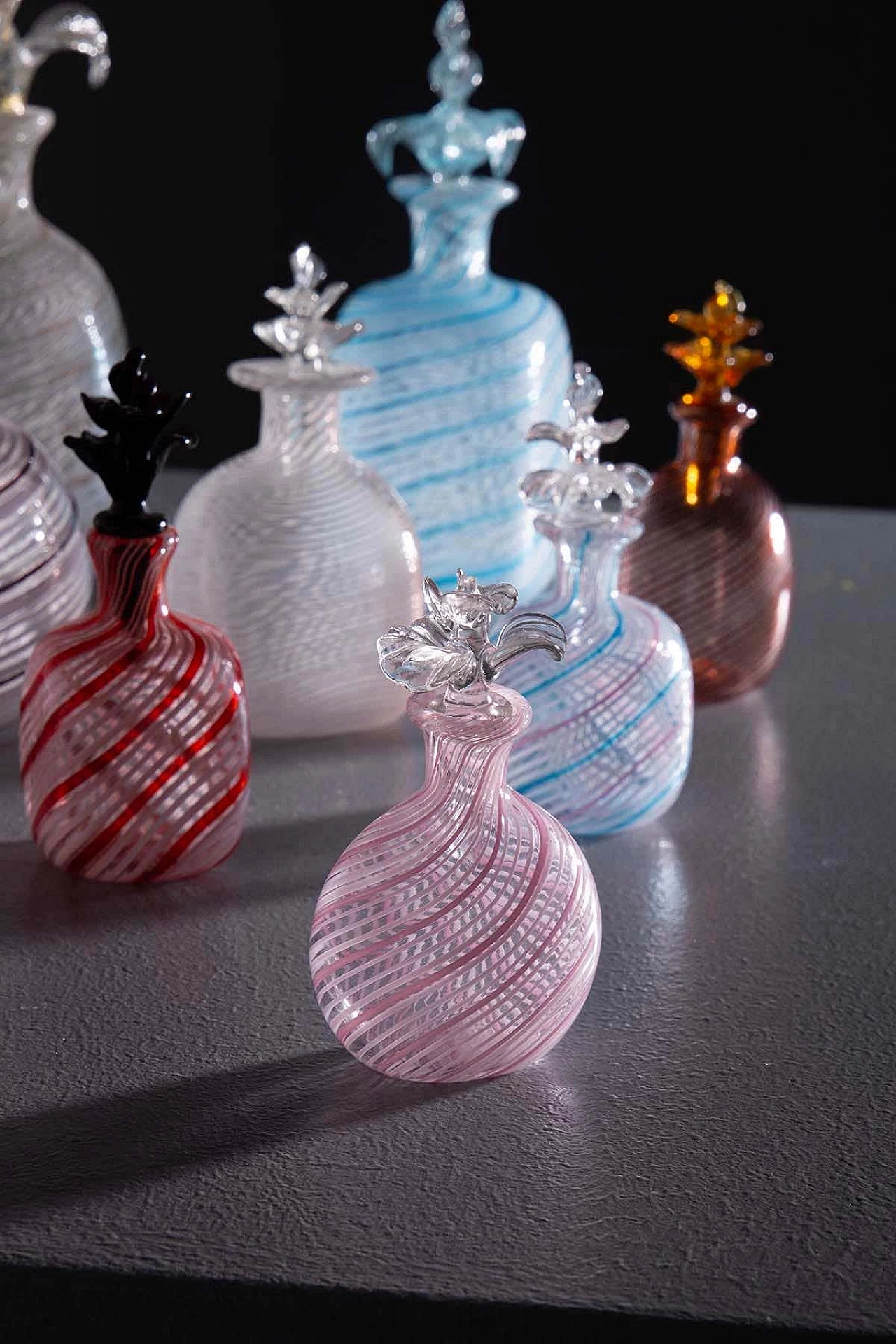 10 Murano glass perfume ampoules, 1960s 9
