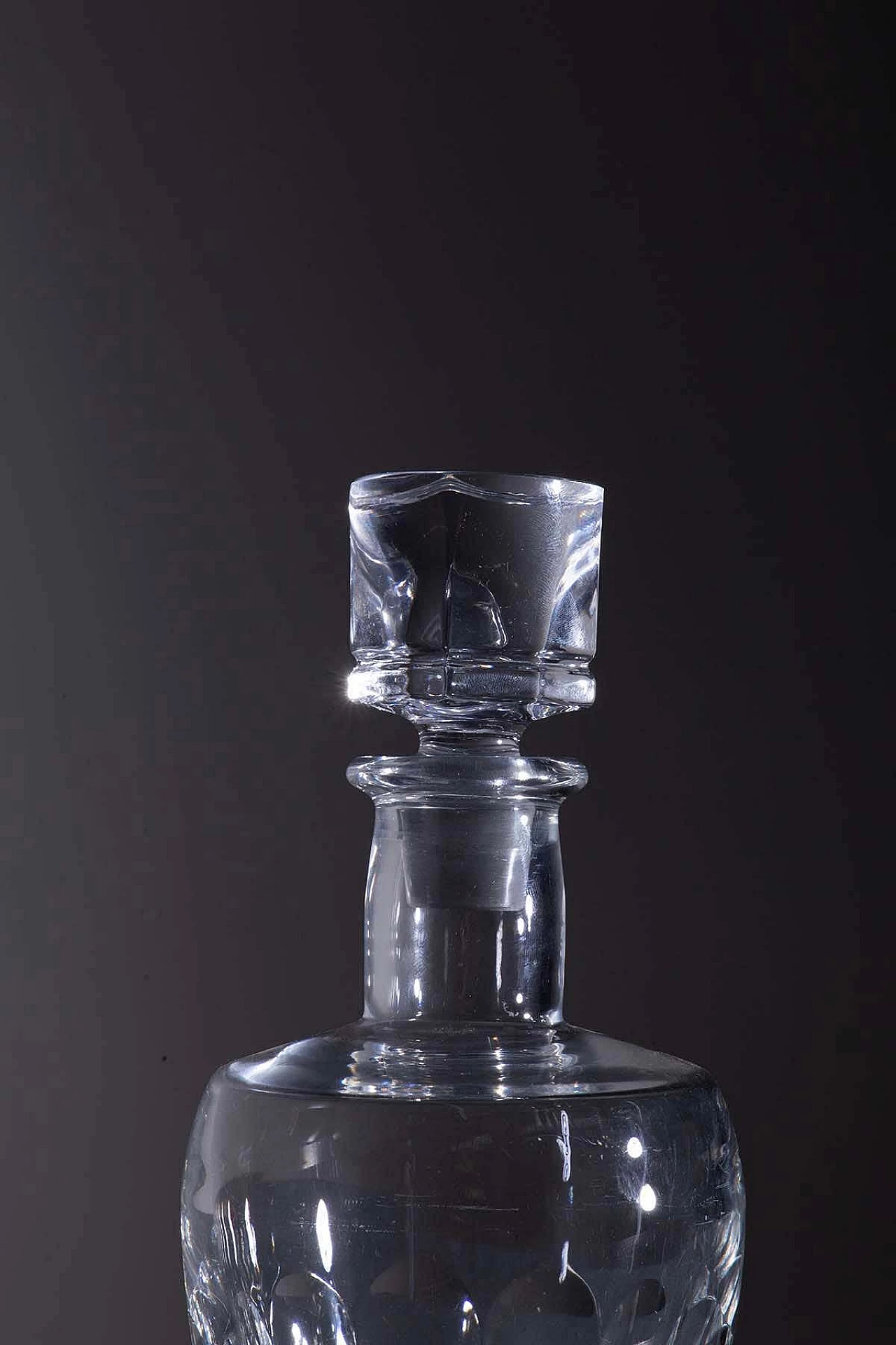 Decanter in cristallo Baccarat, anni '70 2