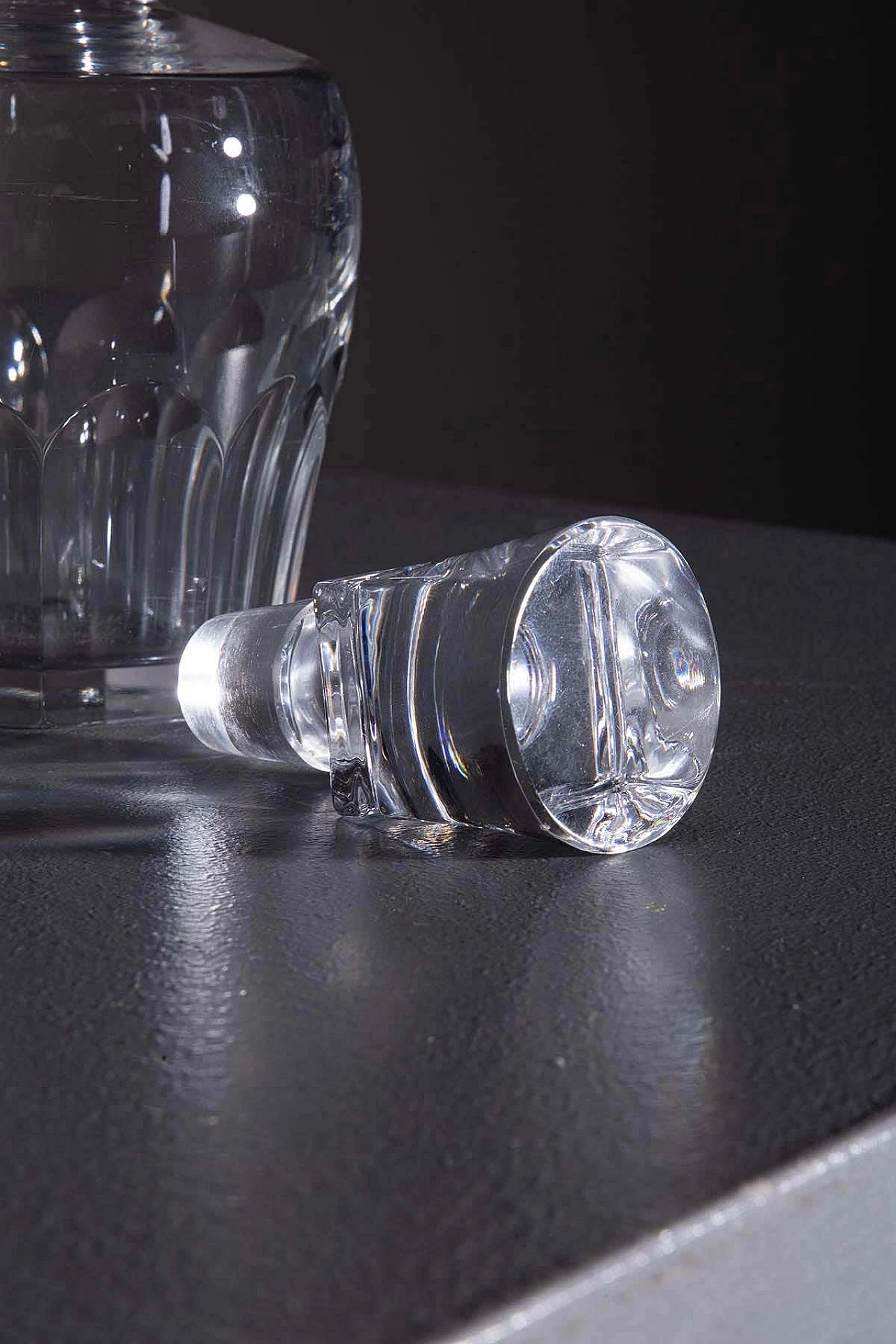 Decanter in cristallo Baccarat, anni '70 5