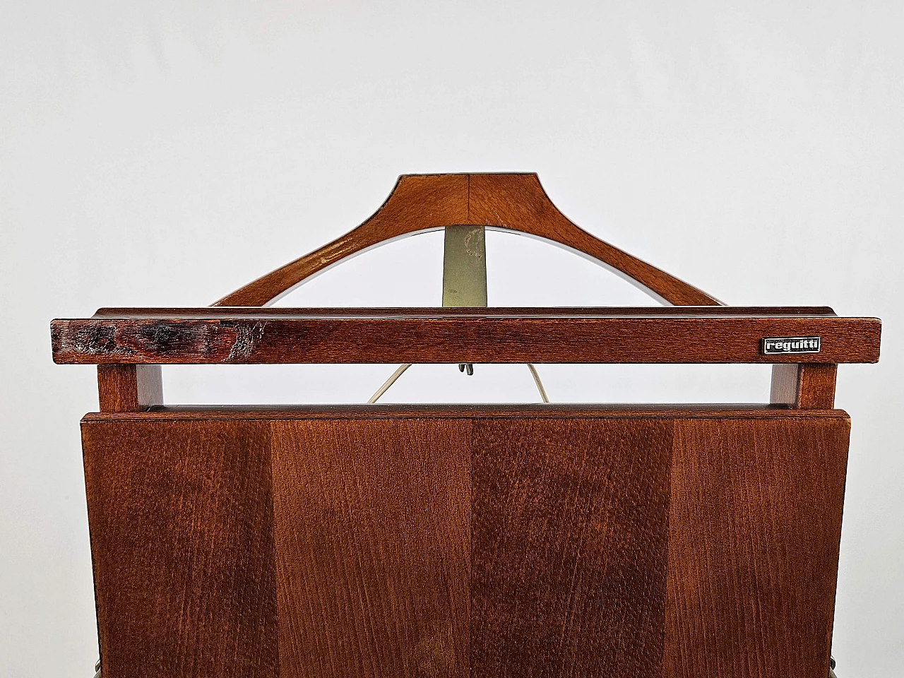Fratelli Reguitti wooden valet stand, 1960s 6