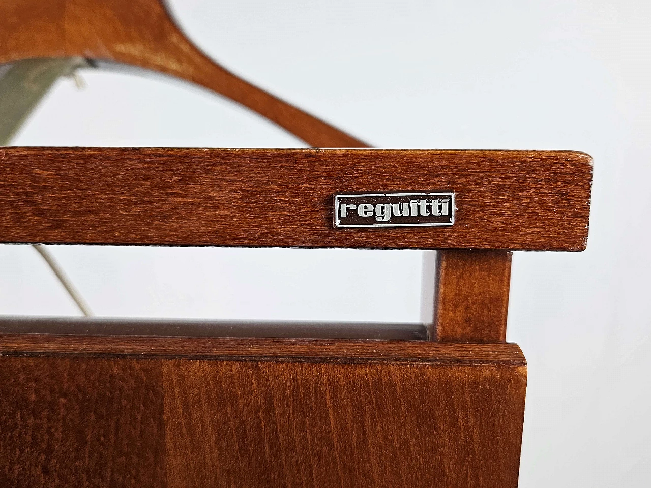 Fratelli Reguitti wooden valet stand, 1960s 7