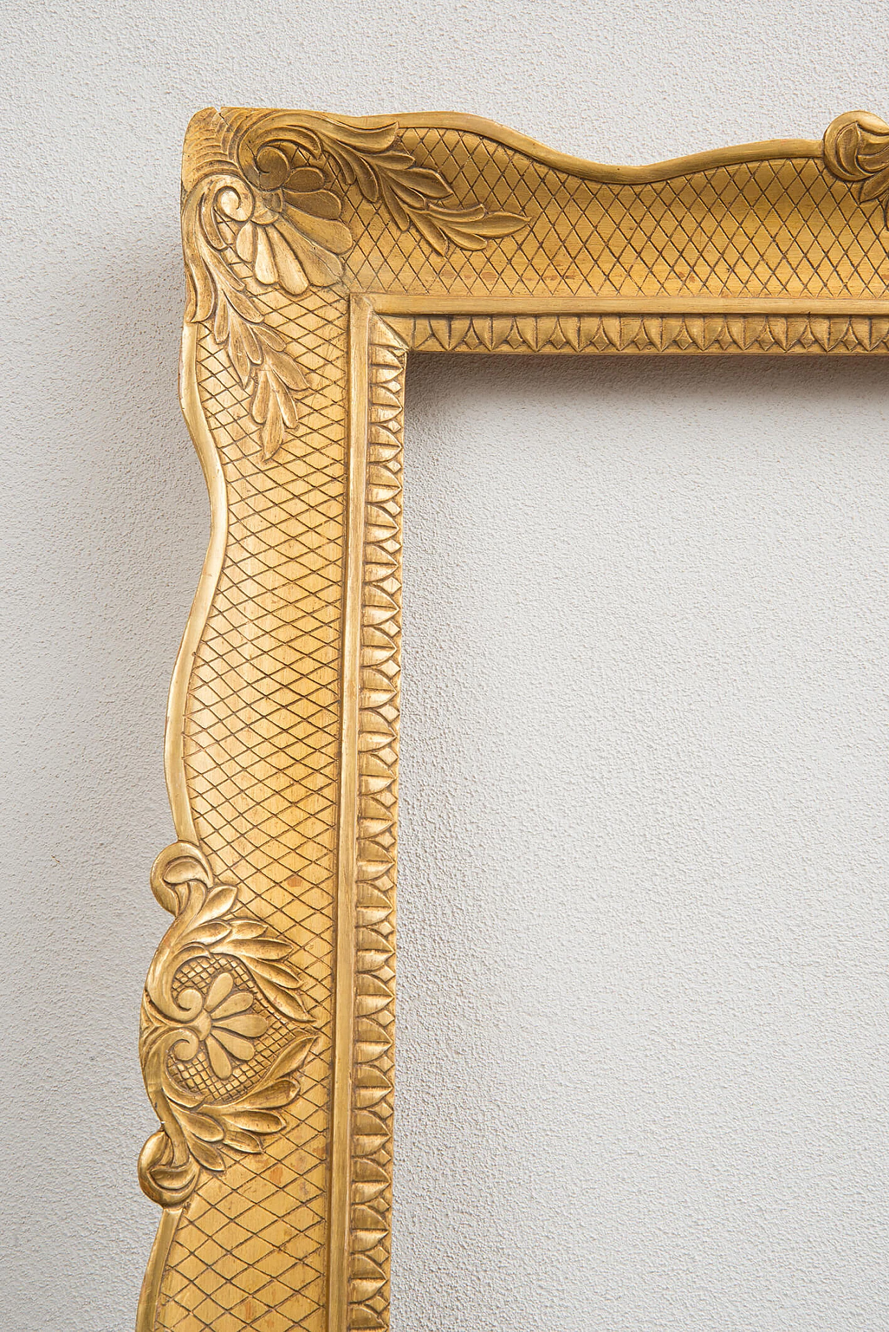 Cornice Impero Napoletana in legno dorato, inizio '800 2