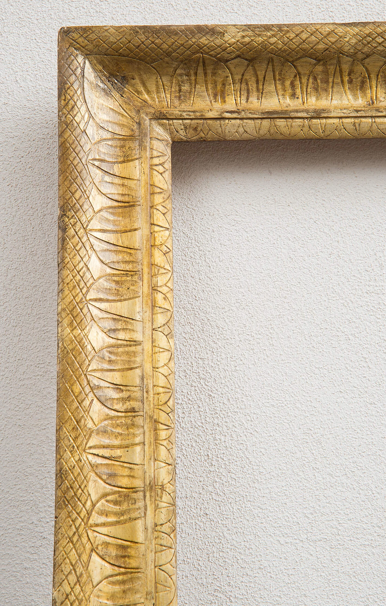 Cornice Napoletana Impero in legno dorato, inizio '800 2