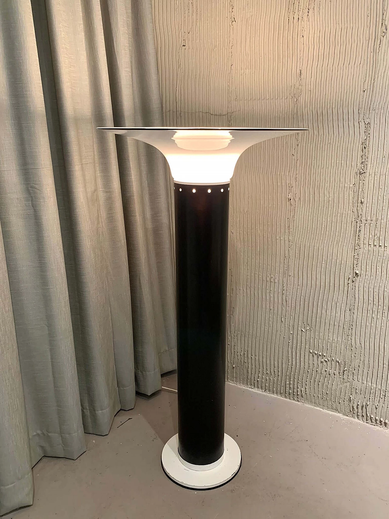 Blown Murano glass floor lamp by Vistosi, 1970s 11