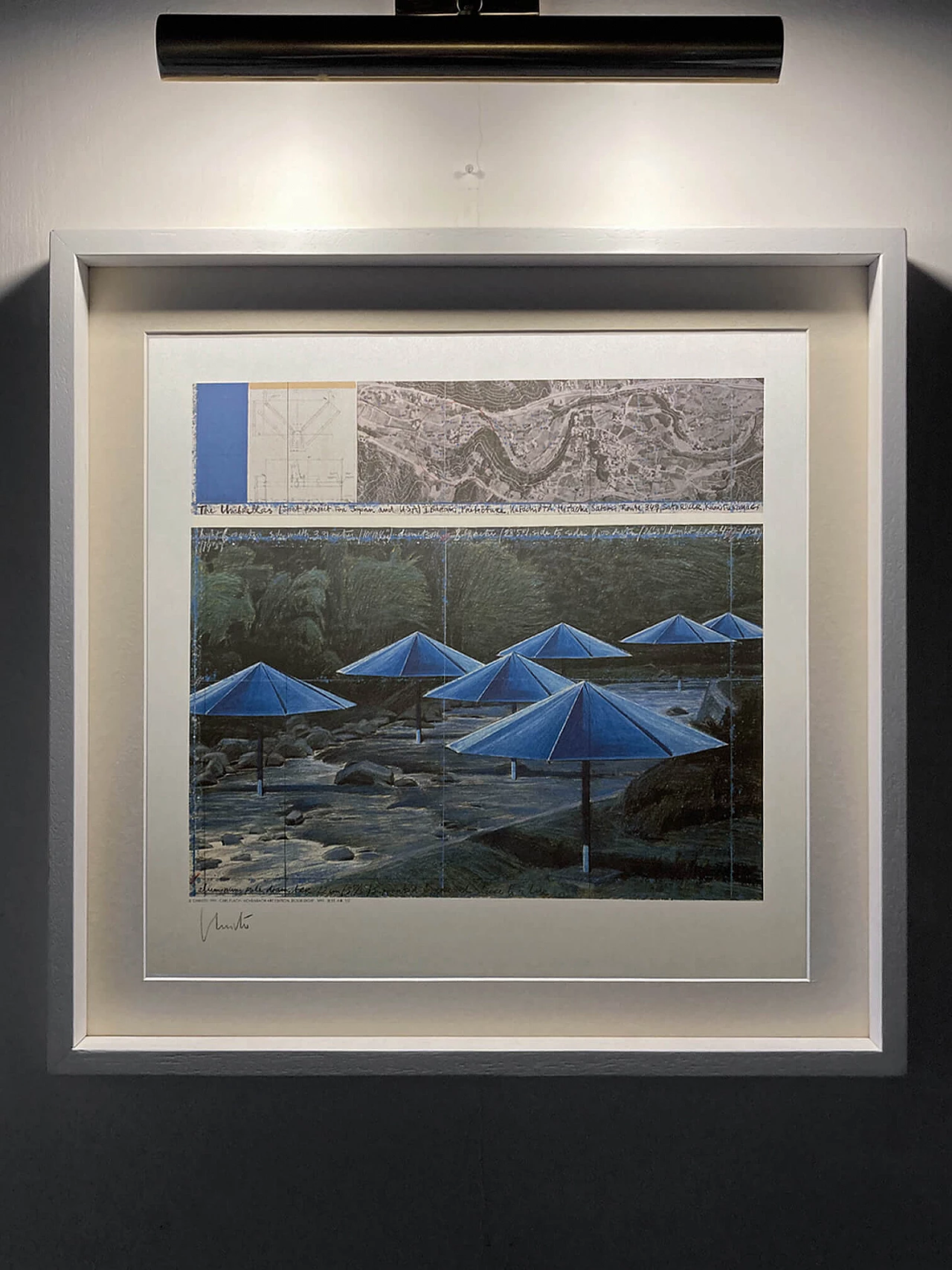 Christo, The Umbrellas - Joint Project for Japan and USA, litografia, 1991 2
