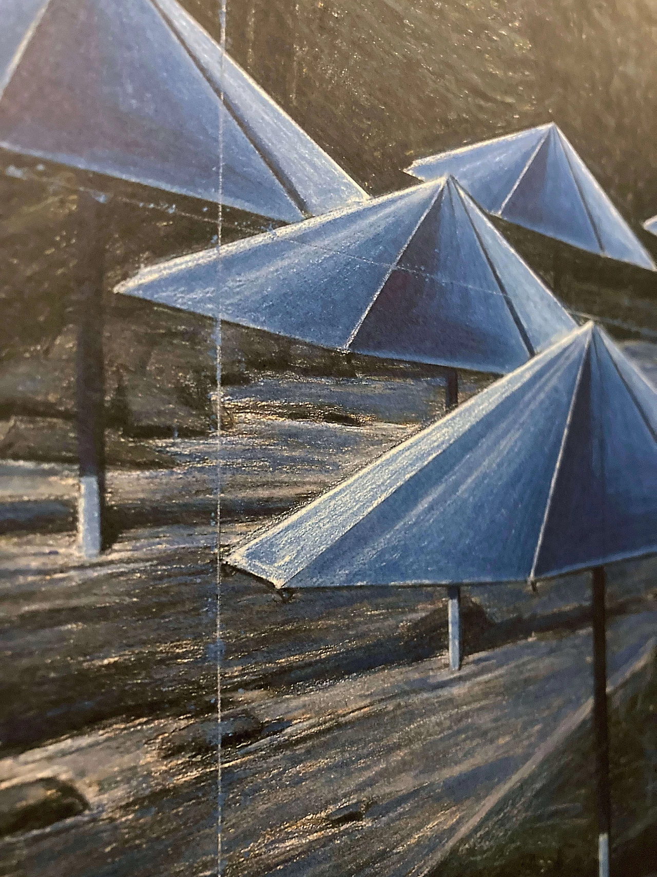 Christo, The Umbrellas - Joint Project for Japan and USA, litografia, 1991 16