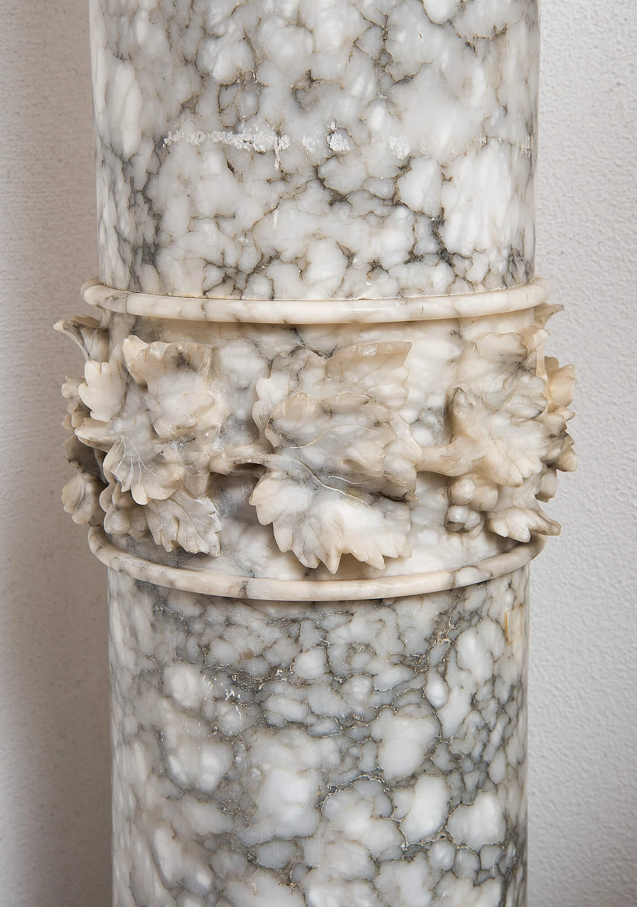 Roman alabaster flowered column, second half of the 19th century 2