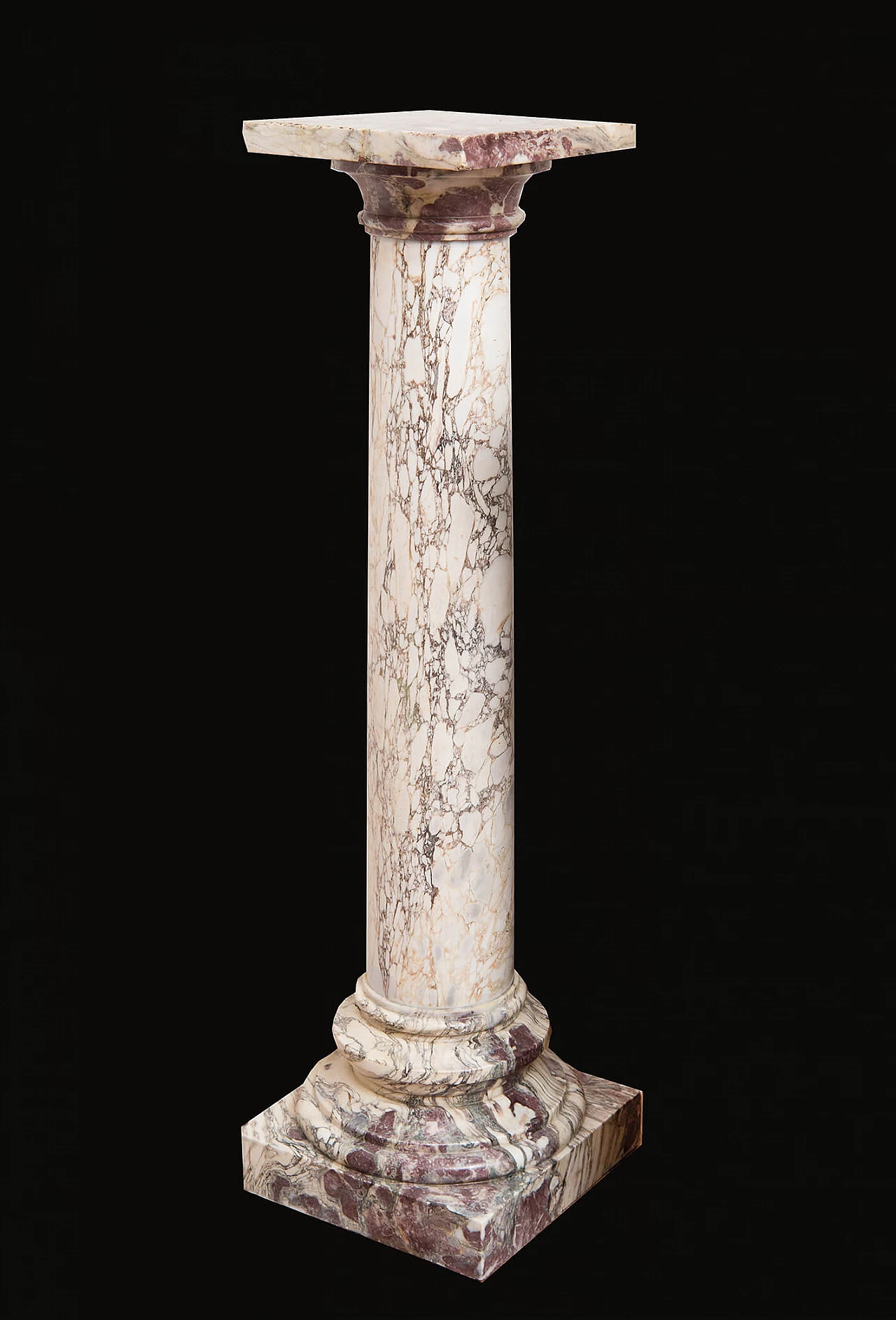 Roman column in Fiordipesco marble, early 19th century 1