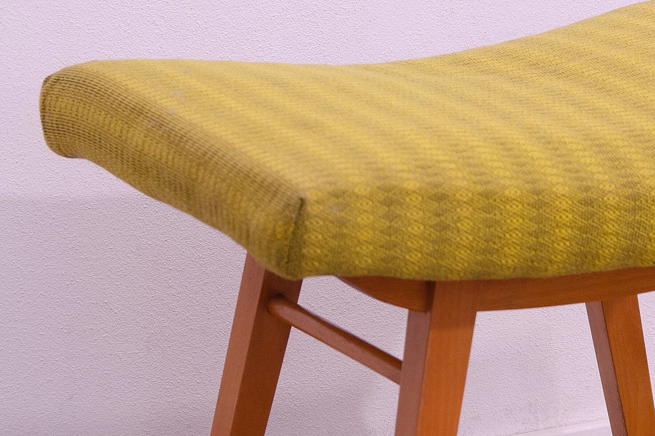 Sgabello in faggio di Západoslovenské Nábytkárské Závody, anni '70 5