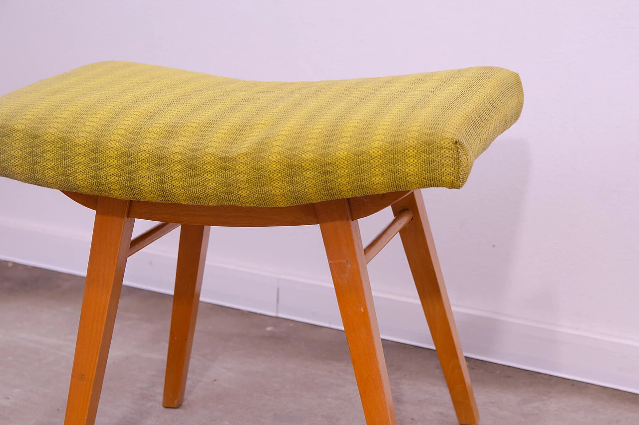 Sgabello in faggio di Západoslovenské Nábytkárské Závody, anni '70 7