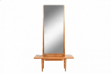 Oak vanity table by Kurt Østervig for Emmaboda Möbelfabrik, 1960s