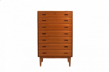 Tallboy 129 chest of drawers by Omann Jun Møbelfabrik, 1960s