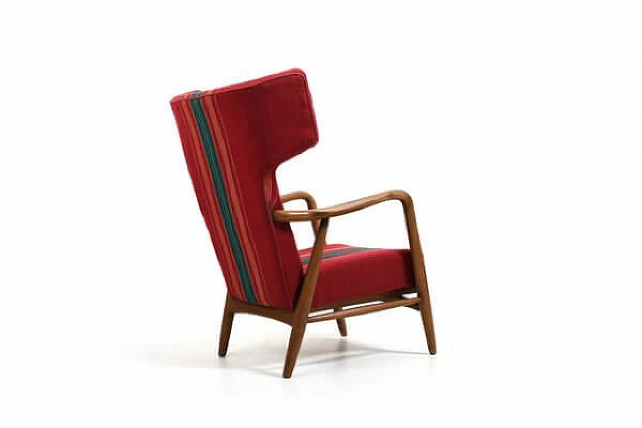 Poltrona Wingback di Eva & Nils Koppel per Slagelse Møbelværk, 1947 6