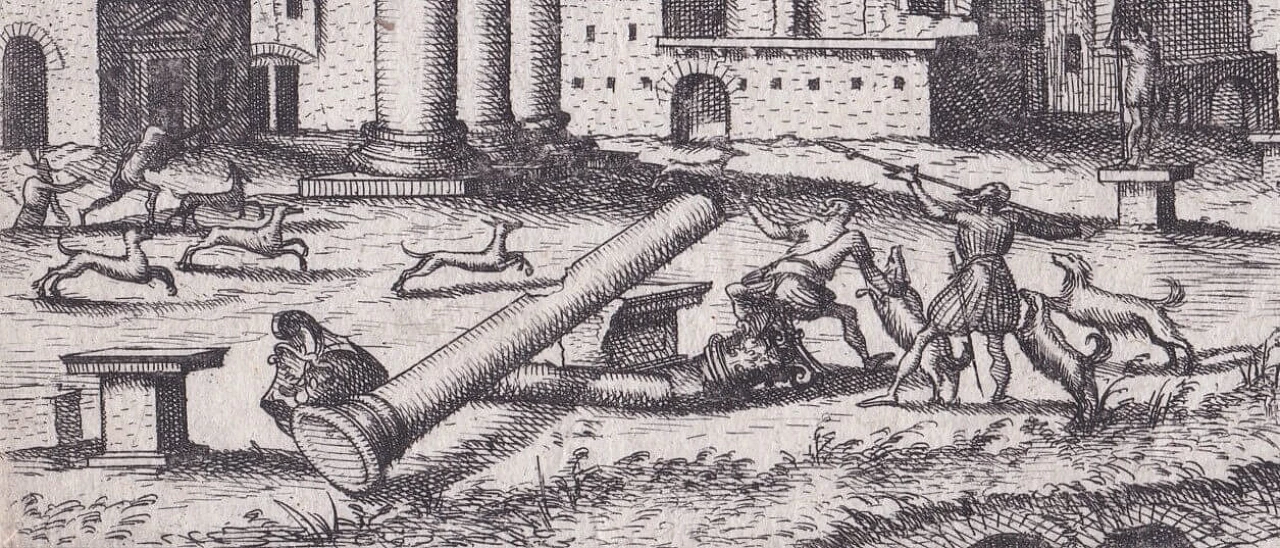 Joannes van Doetecum, Foro romano, acquaforte, '500 3