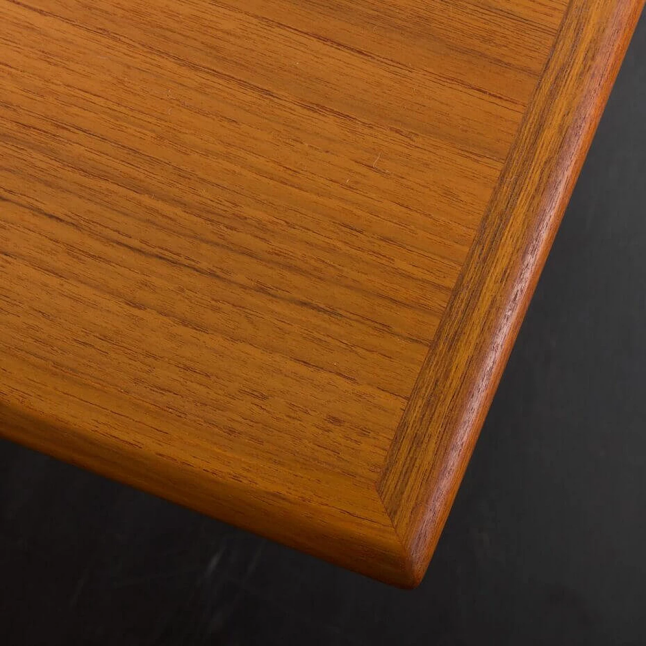 Danish square extending teak table by AR, 1960s 10