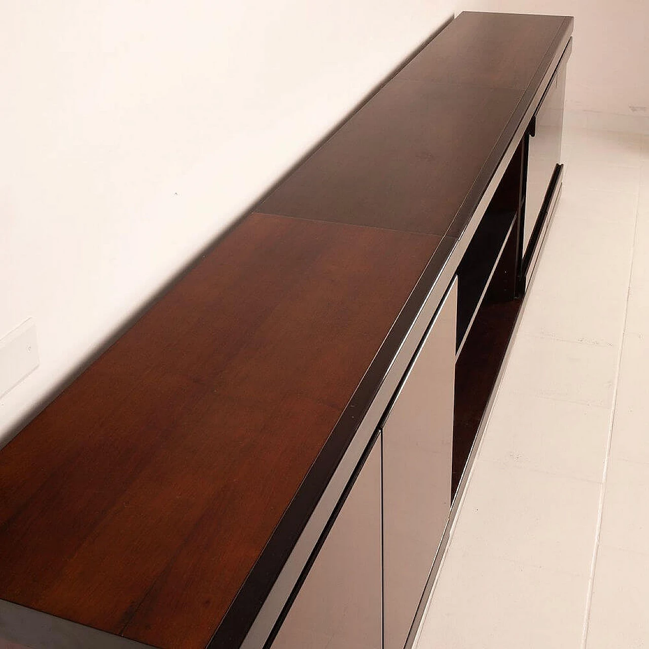 Programma S11 three-module sideboard by Angelo Mangiarotti for La Sorgente dei Mobili, 1970s 7