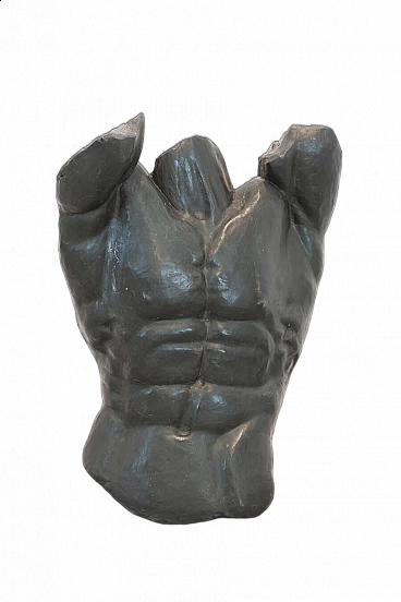 Strength and Fragility, terracotta bust, 1980s