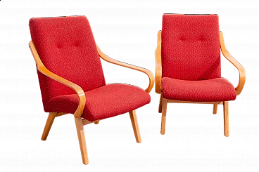 Pair of armchairs by Jaroslav Šmídek for Jitona, 1960s