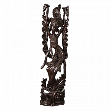Dancer, Indonesian exotic wood sculpture