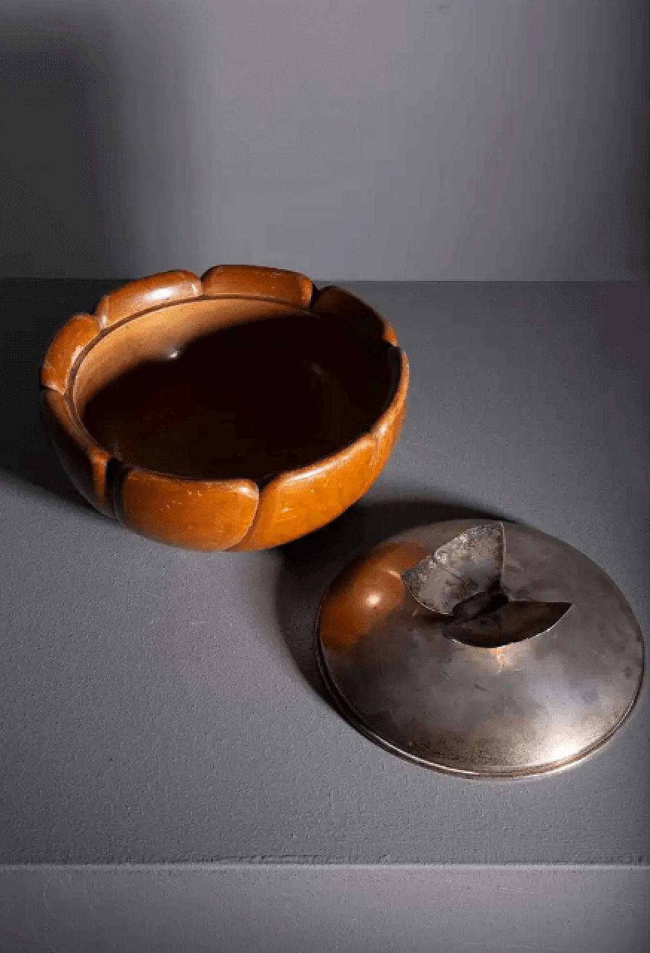 Wooden bowl by Aldo Tura, 1940s 6