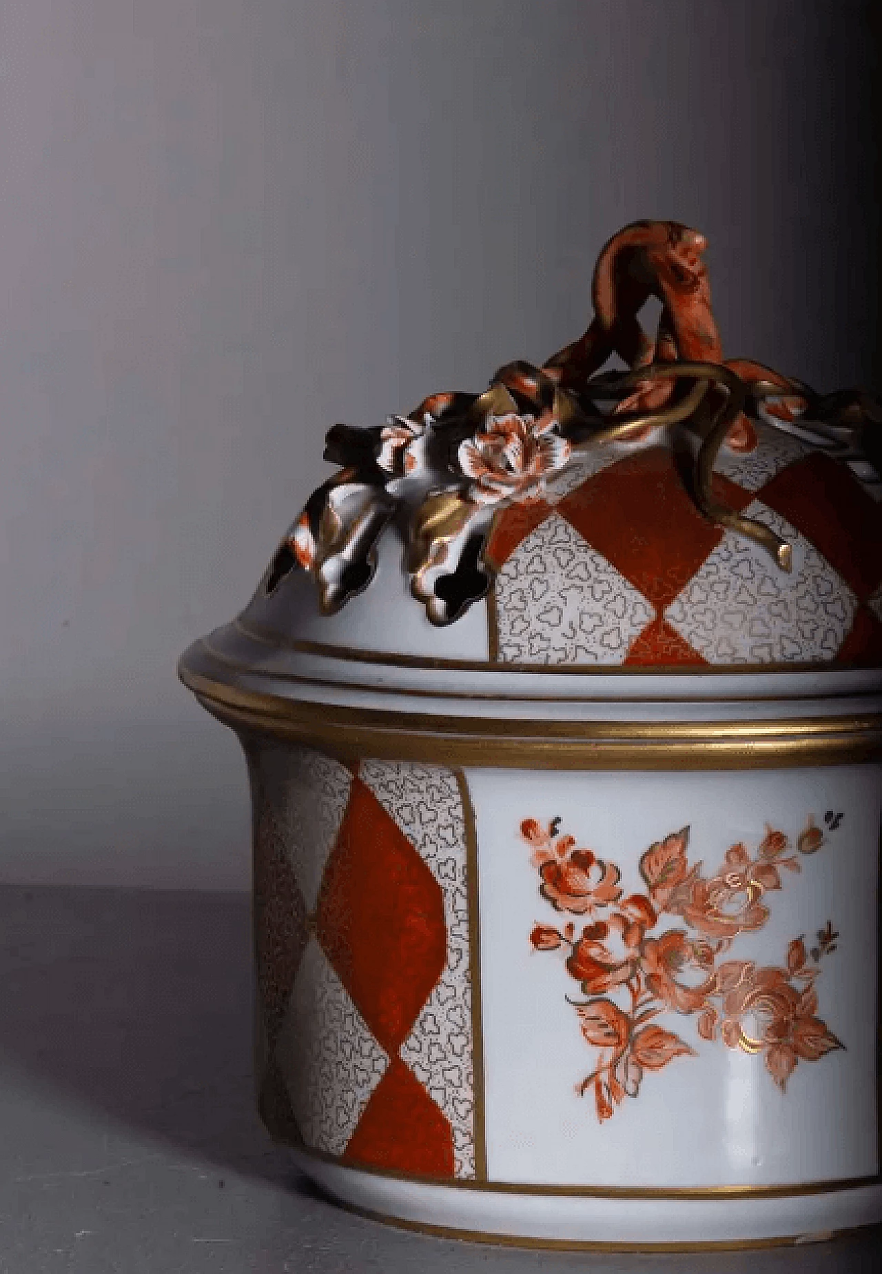 Hand-painted Sèvres porcelain biscuit vase with marking, mid-19th century 7