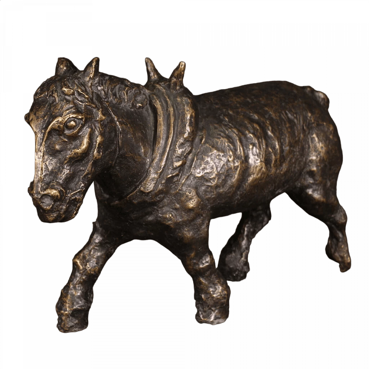 Donkey, patinated bronze sculpture, 1960s 13
