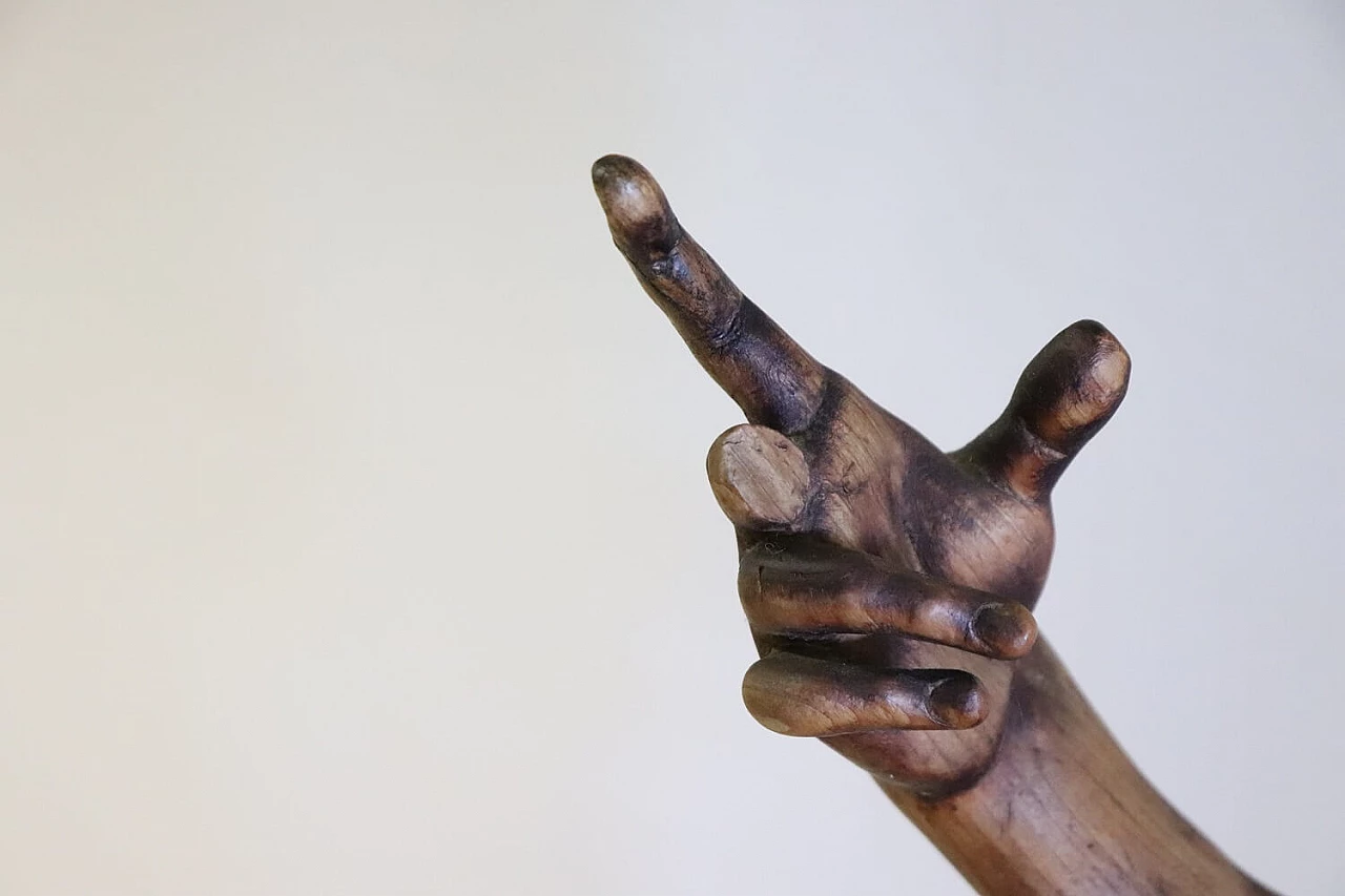 Saint John the Baptist, wood sculpture, 18th century 15