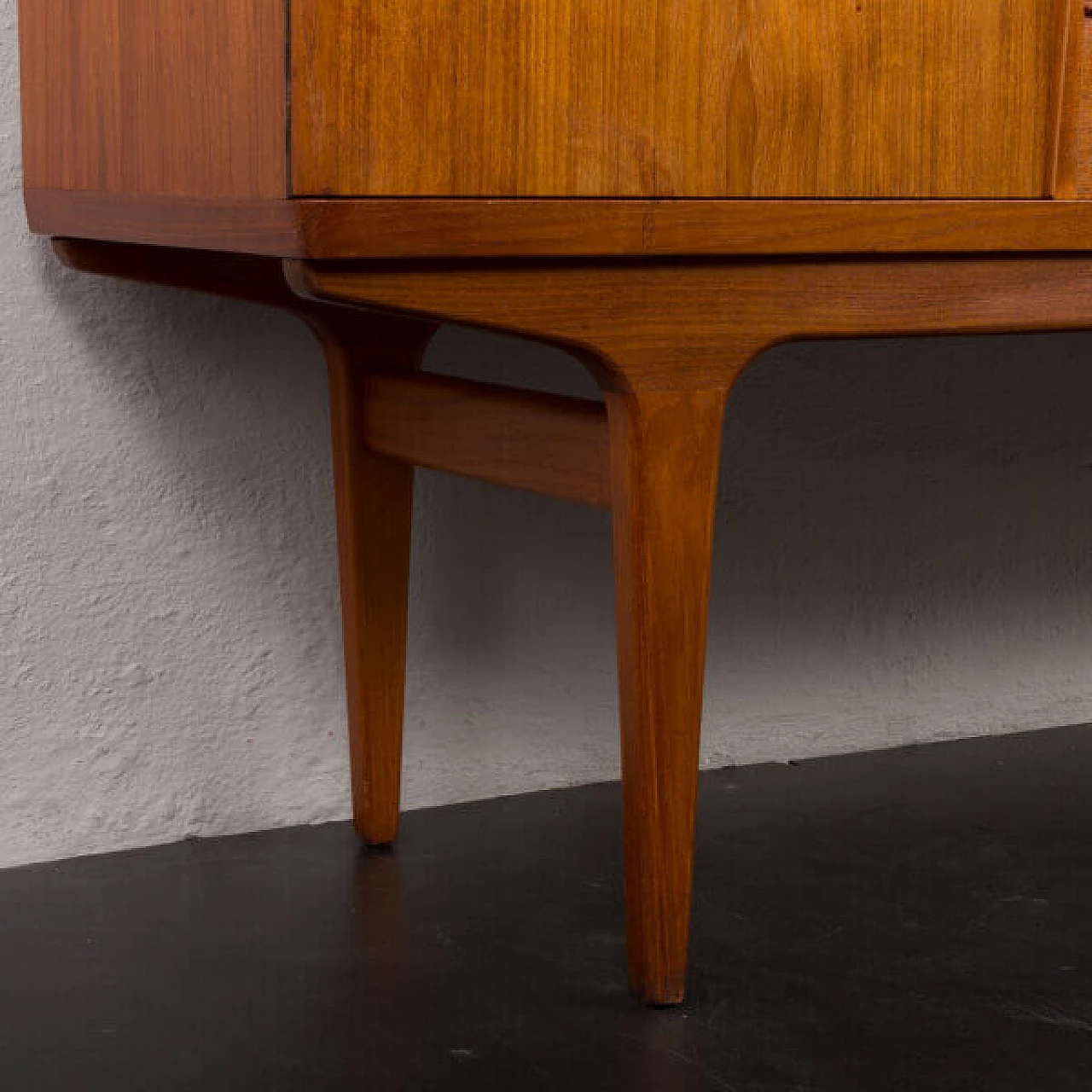 Johannes Andersen highboard, teak credenza, 1960s 10