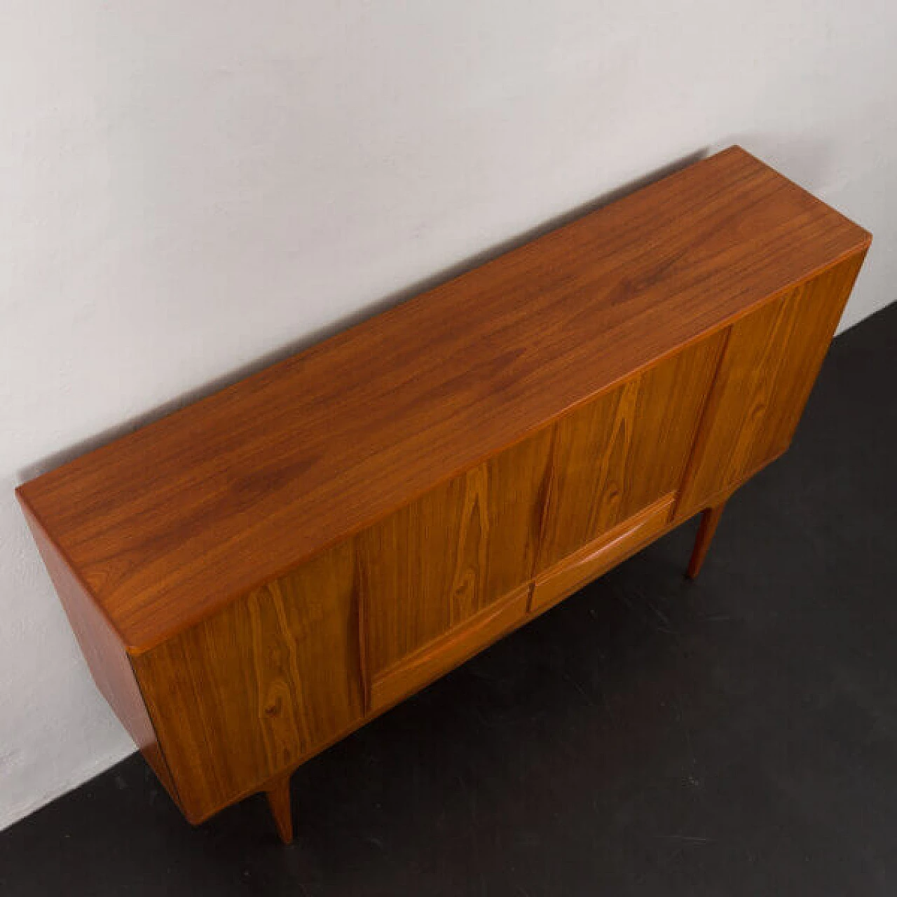 Johannes Andersen highboard, teak credenza, 1960s 16