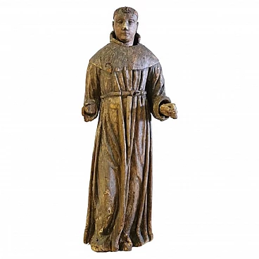 Wooden sculpture depicting St. Francis, 17th century