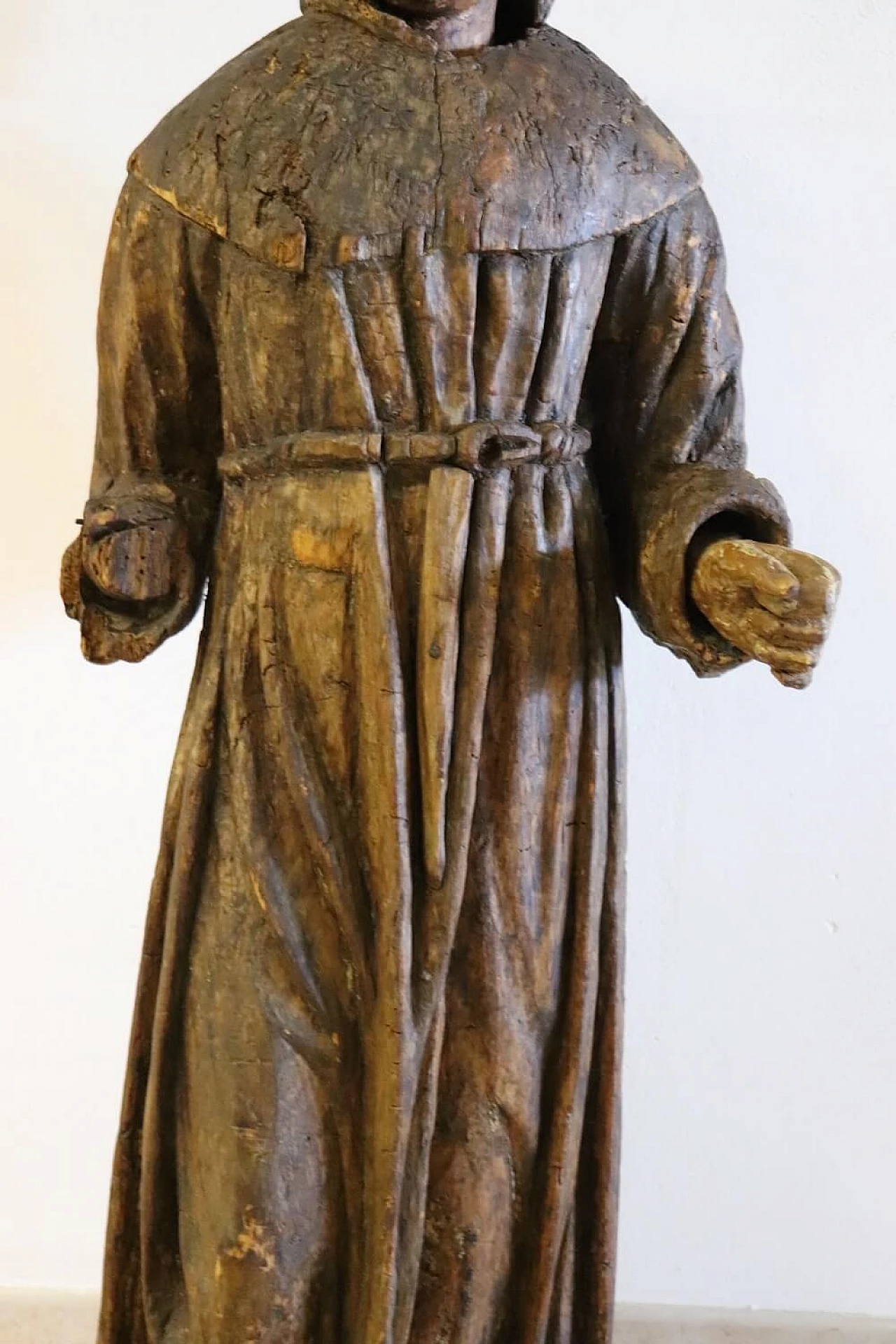 Wooden sculpture depicting St. Francis, 17th century 2