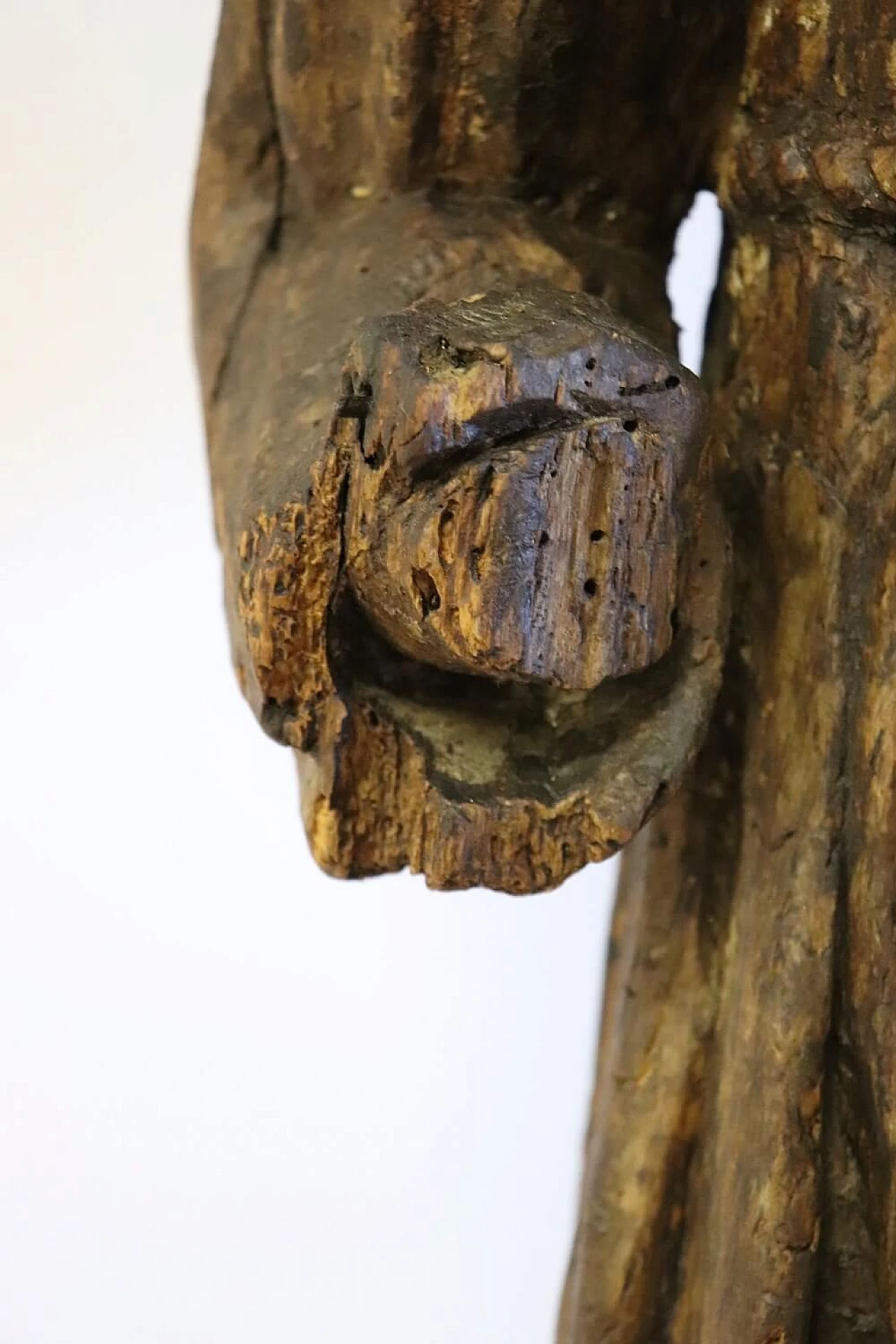 Scultura lignea raffigurante San Francesco, inizio '600 6