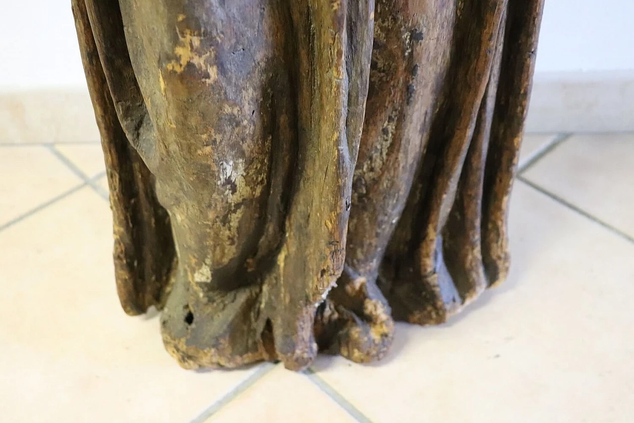 Scultura lignea raffigurante San Francesco, inizio '600 8