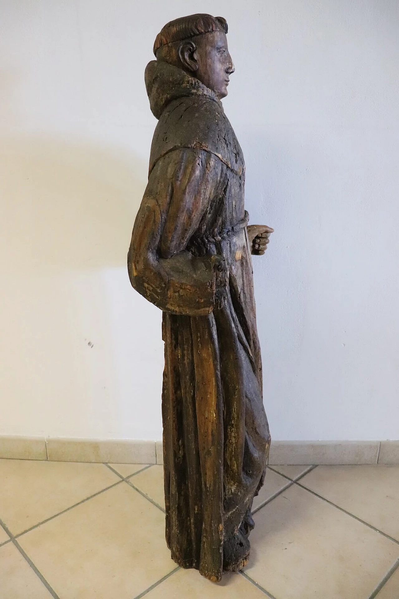 Scultura lignea raffigurante San Francesco, inizio '600 9