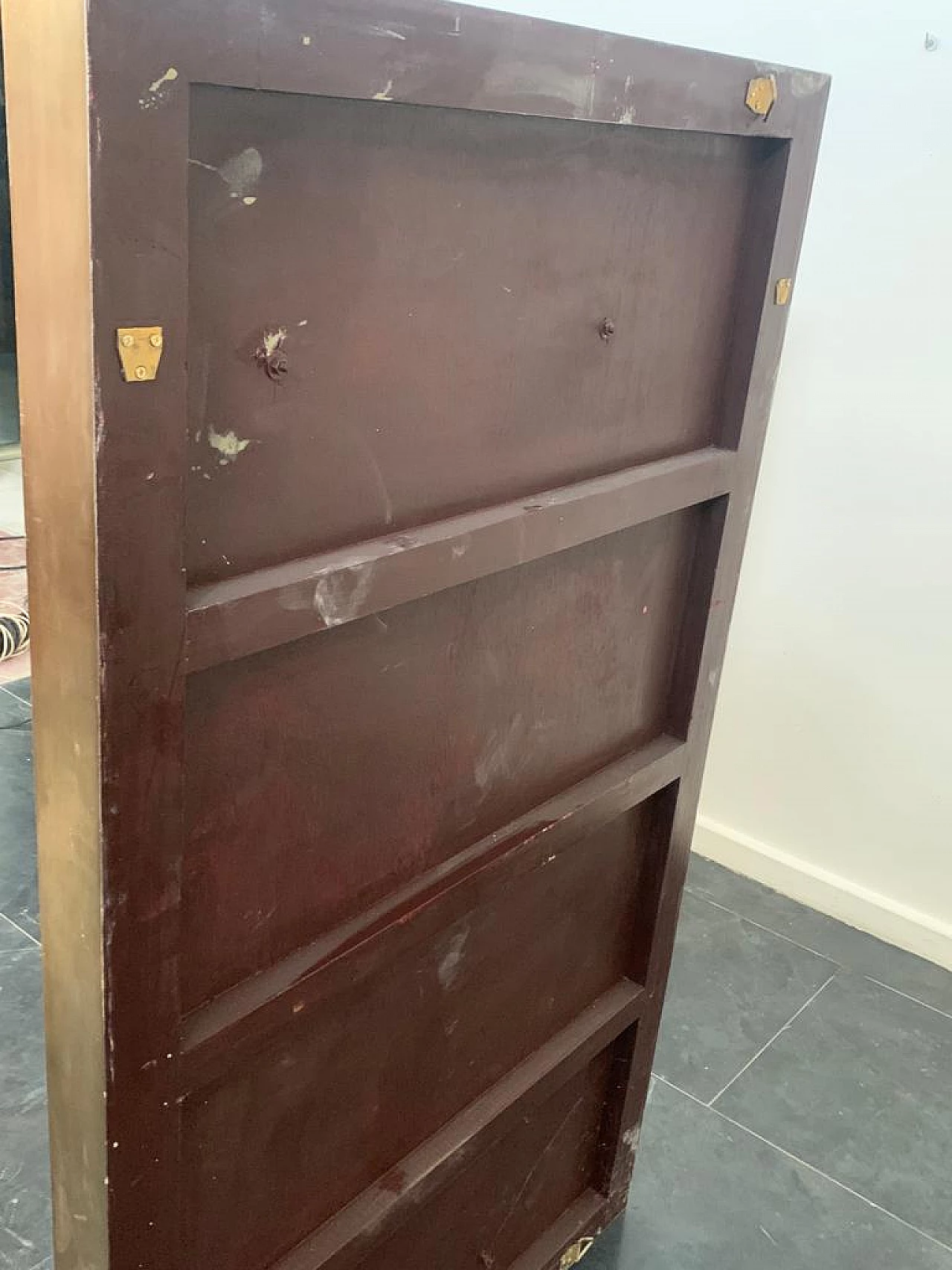 Carved wood and resin panel, 1980s 11