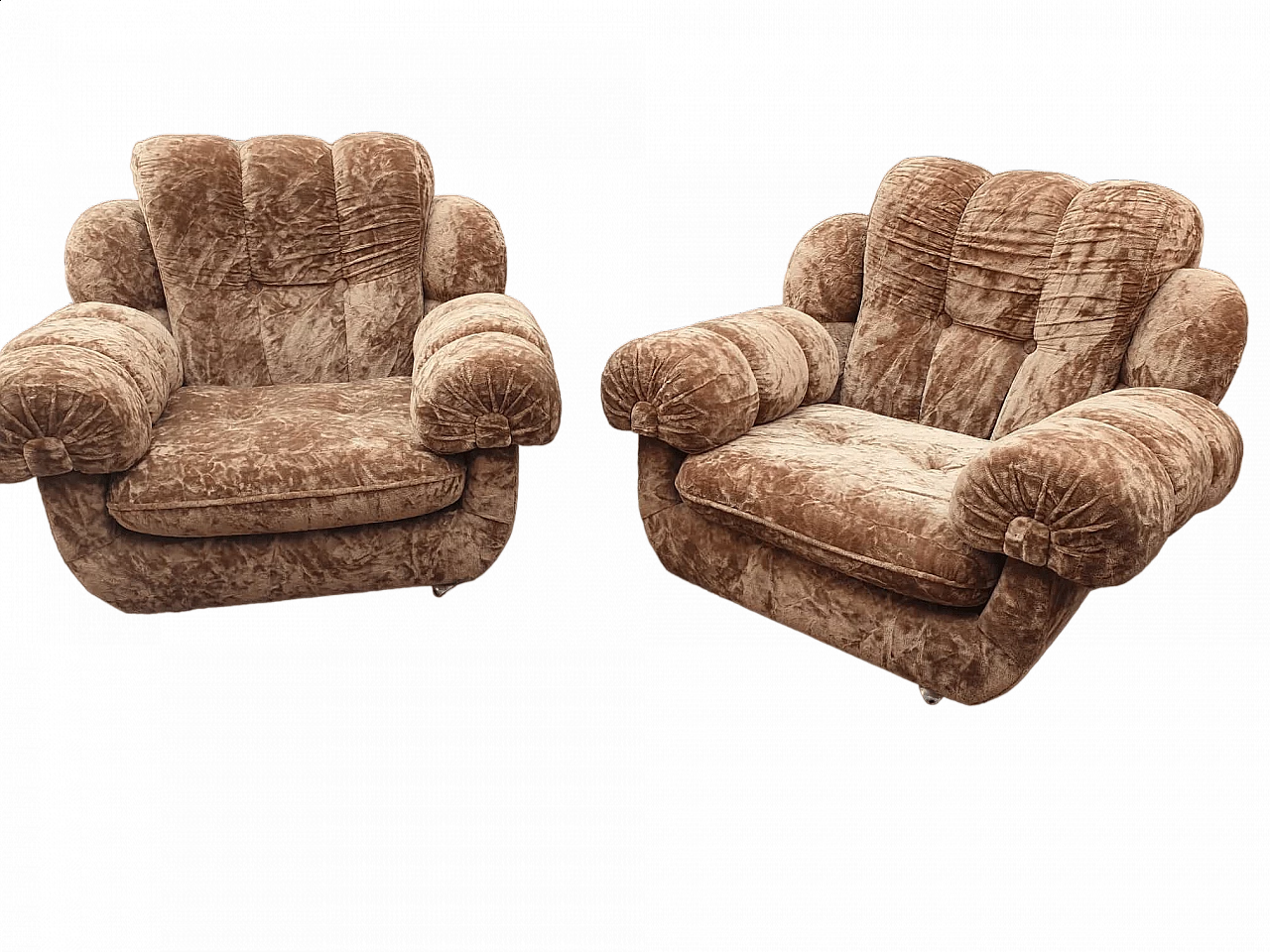 Three-seater sofa with 2 Alcantara armchairs 7