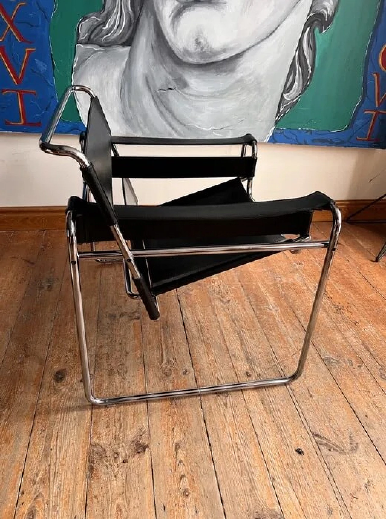 Wassily B3 armchair by Marcel Breuer for Gavina, 1980s 8