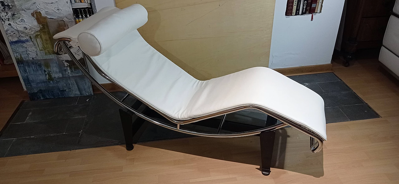 Chaise longue LC4 di Le Corbusier, Jeanneret e Perriand per Alivar, anni '80 8