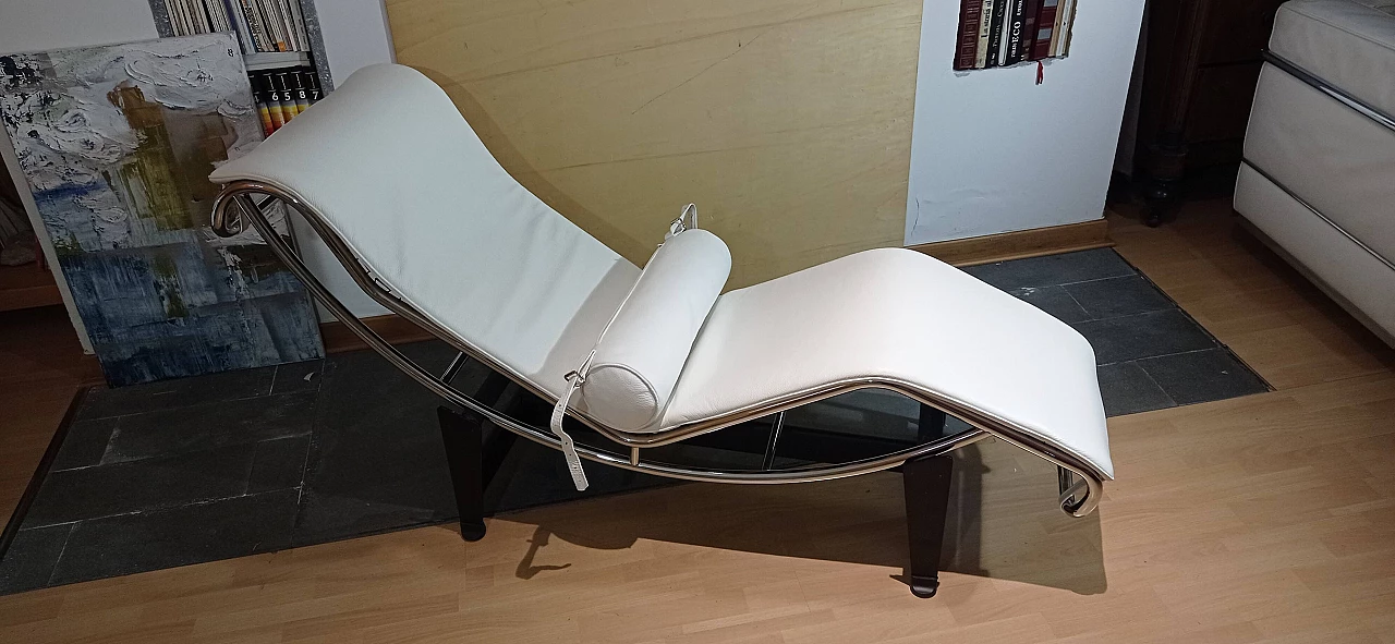 Chaise longue LC4 di Le Corbusier, Jeanneret e Perriand per Alivar, anni '80 15