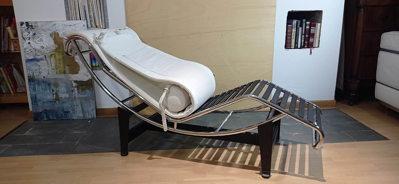 LC4 chaise longue by Le Corbusier, Jeanneret and Perriand for Alivar, 1980s 29