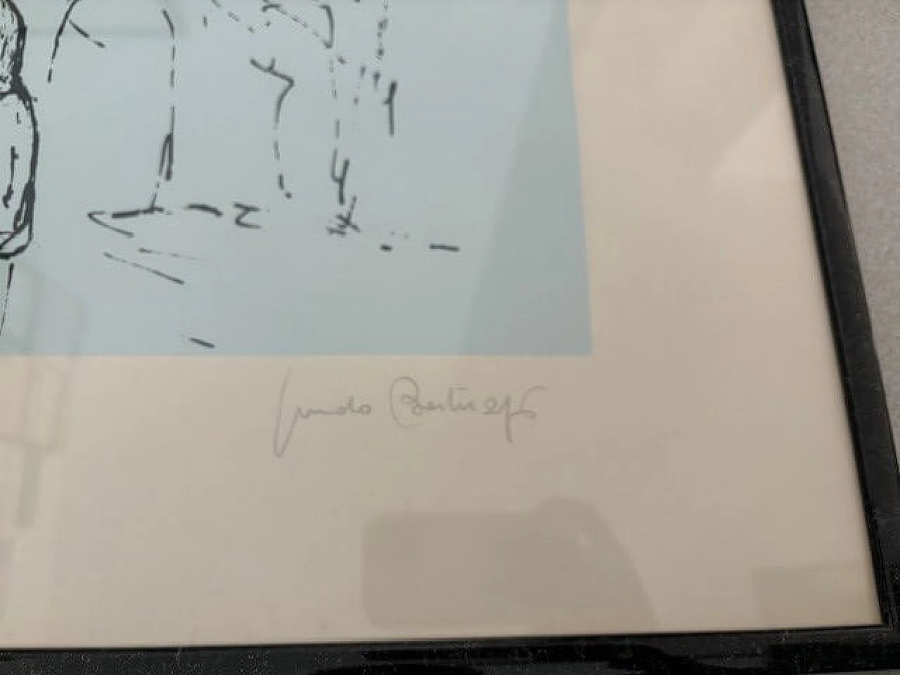 Coppia di disegni di Guido Bertuzzi, anni '60 5