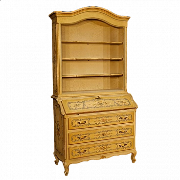 Venetian Trumeau in lacquered, golden and painting wood