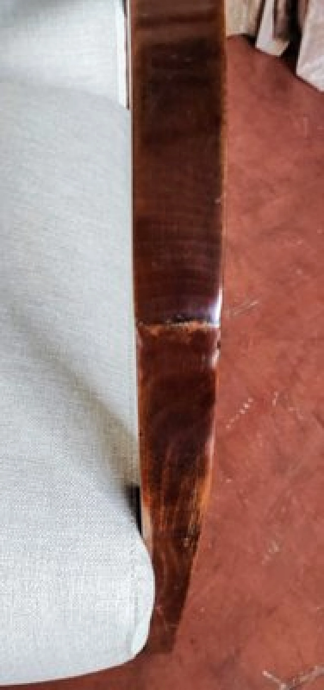 Coppia di poltrone Art Nouveau in faggio e tessuto bianco, fine '800 8